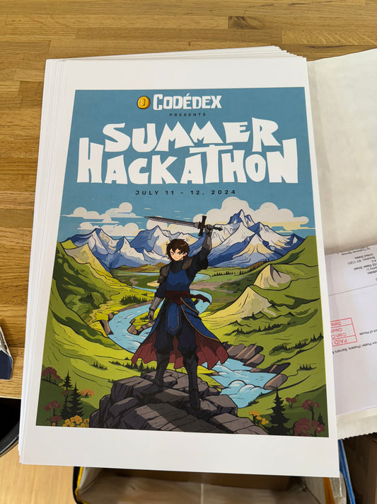 Summer Hackathon Poster (Signed - Limited Edition)